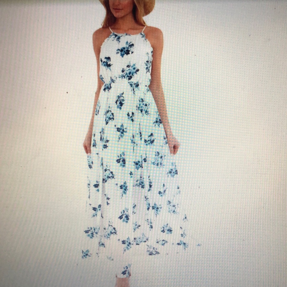 Moon River Floral Maxi Dress
